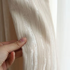 【unprocessed】cut to order - price per meter / （ # 318-1) cream color