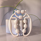 Nine-wheel leg massager-white