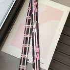 Big black and pink bow / 90cm