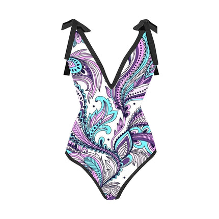 Cross-Border Bikini Beach Skirt Two-Piece Swimsuit Printed Belly-Covering Slimming Lace-Up European and American Amazon Foreign Trade Swimwear