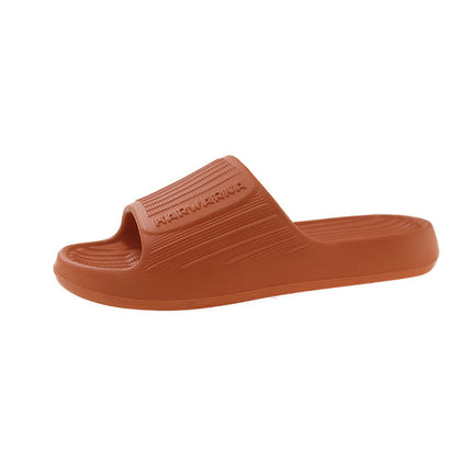 2024 Summer Simple Slip-On Slippers for Women and Couples at Home and Outside, Soft-Soled Non-Slip Home Bathroom Eva Slippers
