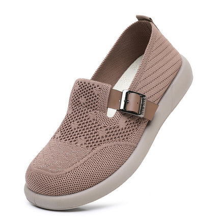 Mom's Shoes 2025 Autumn New Style Old Beijing Cloth Shoes for Women with Wide Feet, Large Foot Bones, Elderly Shoes, Slip-On Soft Sole