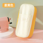 Canvas retractable pencil case [ginger]