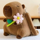 35cm / Kapibala backpack pink flower style
