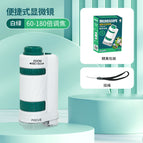 Upgraded version of the portable microscope stand-alone (White Green) 1533