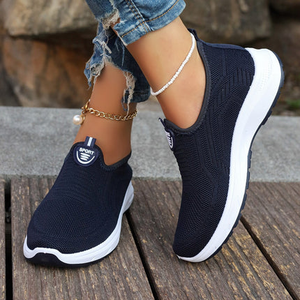 Women's Shoes, New Summer Style, Breathable Women's Shoes, Cross-Border Large Size Temu Casual Shoes, Soft Sole, Lightweight Slip-On Shoes
