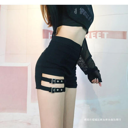 Lisa Same Stage Costume Spice Girls Essential Bottoming Pants Jazz DS Hot Pants Steel Pipe Dancing High Waist Shorts