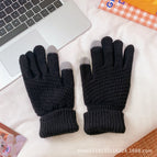 Wool gloves black 1 / One size fits all
