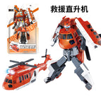 Alloy transformation rescue helicopter