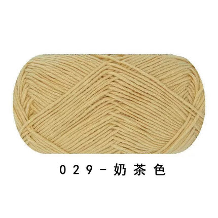 Ruyi Bird Four-Strand Combed Milk Cotton Wool Ball DIY Handmade Crochet Thin Thread Doll Wholesale Wool Ball