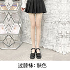 Over-the-knee socks [skin color] / One size fits all