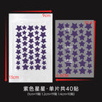 Pe material / 40 star acne patch-purple