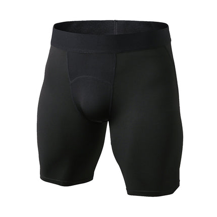 Men's PRO Tight Sports Shorts Basketball Running Fitness Training Mesh Stitching Quick Drying High Stretch Shorts