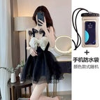 0831 black + swimming cap + mobile phone bag / One size fits all【recommended 37.5-47.5kg】