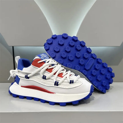 All-Match Ins Personalized Fashionable Comfortable Fashionable Casual Shoes Campus Student Letter Fashionable Men's Platform Board Shoes Men's Running Shoes