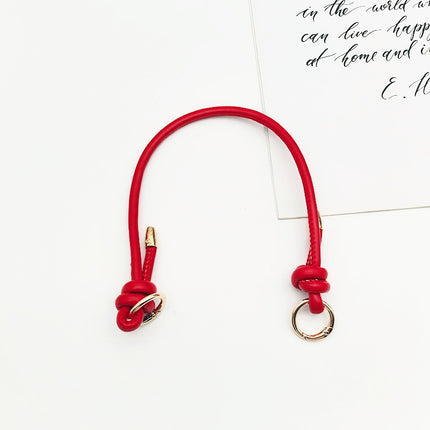 New Fashion Knot Women's Bag Handbag Replacement Bag with PU Leather Rope Metal Ring Buckle Shoulder Strap Bag Accessories