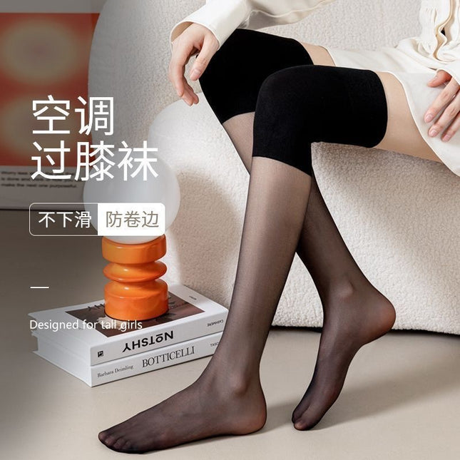 Cut-To-Size Women's Knee-High Socks, Anti-Snagging, Over-The-Knee Socks That Can Be Worn Outside for a Beautiful Leg Look