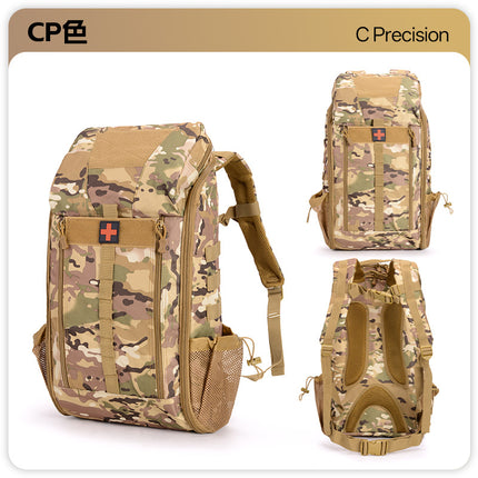 Tactical bag medical bag outdoor riding mountaineering fire emergency supplies bag multifunctional wear-resistant Oxford cloth backpack