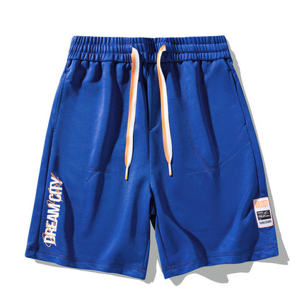 Net Red Cotton Knitted Shorts Summer Men's Japanese Style Fashion Casual All-match Running Shorts Men's Pants
