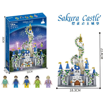 Princess Castle Compatible Lego Building Blocks Adult High Difficulty Assembled Toy Model for Girlfriend Girl Gift