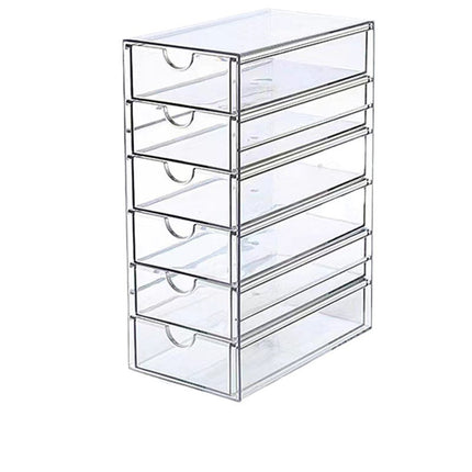 Domeka Transparent Display Stand Drawer Alloy Car Model 1:64 Children's Toy Hot Wheels Storage Box