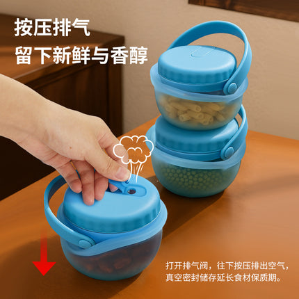 Platinum Silicone Fresh-Keeping Sealed Refrigerator Freezer Storage Kitchen Divided Storage Household Food Preservation Bag