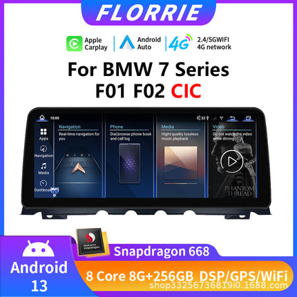 Cross-Border Supply Suitable for Bmw 7 Series F01F02 Android Large-Screen Navigation Mtk Qualcomm 668S Overseas Version