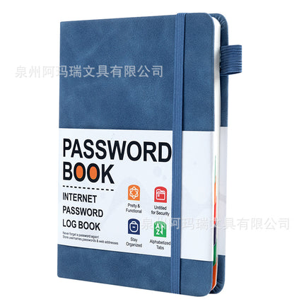 Amazon Cross-border Code Book English Address Book Phone Book in stock Strap b6 Notebook Subsite Record Book