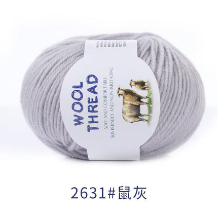 Cross-Border Wholesale Merino Wool Thread Handmade Stick Needle Hand Knitted Sweater Wool Pants Jacket Hat Scarf Shawl Thread
