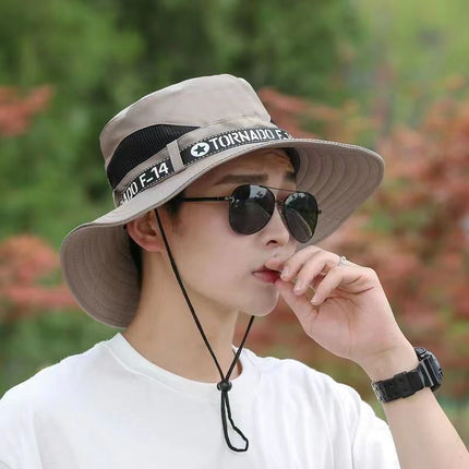 Fishing hat men's sun protection sun hat mountaineering hat men's summer UV protection sun hat summer fisherman hat