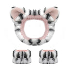 Little tiger white 1 headband/2 wristbands