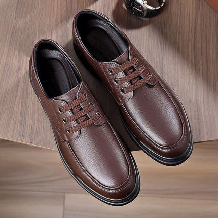 [Genuine leather] special clearance processing broken size leak-picking men's leather shoes high-end deodorant non-slip all-match