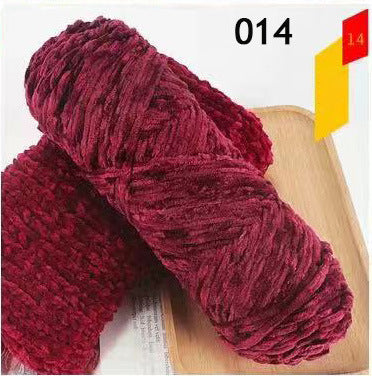 100g Chenille Velvet Thick Yarn Ball for Hats, Scarves, Sweaters, Crochet Shoes, DIY Knitting Materials, Hand Knitting