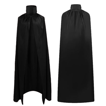 Black-faced Double-layer Children's Halloween Cross-border Adult Cloak Cape Collar Death Makeup Costume Props Red Cloak