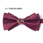 J513 lian li zhi wine red bow