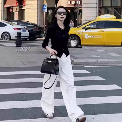 2024 new set of early autumn atmosphere Korean drama female owners commute to work wear autumn suit women's clothing