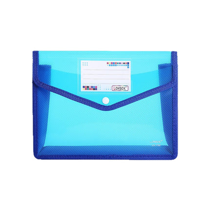 A4 File Bag Snap-Type Inch Student Stationery Office File Document Classification