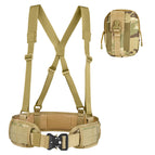Belt + waistband + strap + waist bag (cp camouflage)