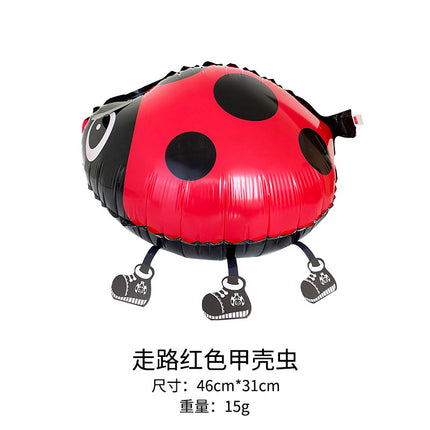 Walking animal balloon online celebrity cartoon walking pig balloon night market stall push aluminum film balloon wholesale