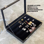Large Black Earring Jewelry Box