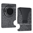Black Forged Carbon Air tag (Clip)