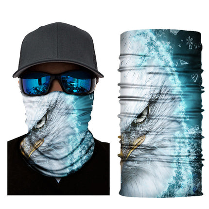 Xun Hui picture series magic scarf printed men's and women's sports multifunctional sunscreen windproof riding mask spot