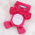 Four-legged flannel Chinchilla Rose Red / XS back length 20cm