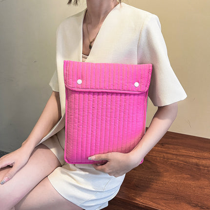Korean Ins Simple Solid Color iPadpro11-inch Storage Protective Cover Inner Bag 14-inch Laptop Bag