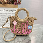 Brown color (pink hello + lining + shoulder strap)