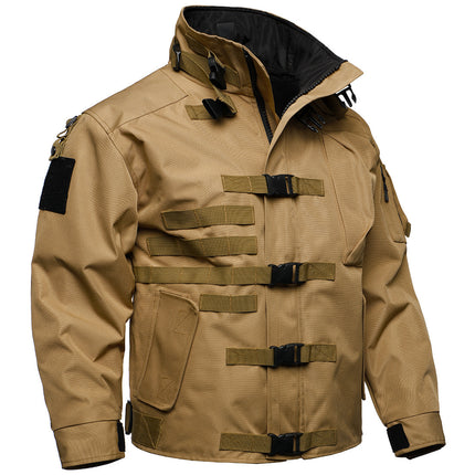 Foreign Trade Motorcycle Tactical Clothing Casual Men's Jacket 2025 Spring New Style Jacket Men's Outdoor Military Fan Charge Clothes Men