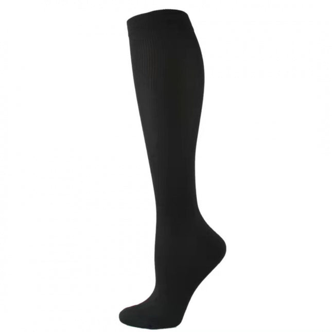 Cross-Border Popular Leopard Print Series Compression Calf Socks, Beautiful Leg Pattern, Outdoor Cycling Sports Fitness Elastic Compression Socks