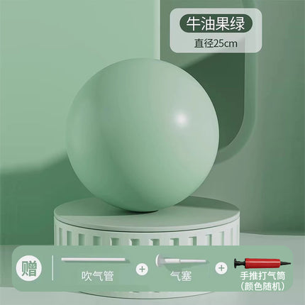 Factory Pilates Straw Ball Frosted Thickened Explosion-proof Mini Yoga Ball Postpartum Training Shaping Gymnastics Balance Ball