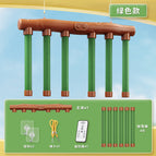 English color box - [remote control] wood grain battery version - quick reflexes - green