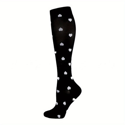 Cross-border calf compression socks sports stockings Amazon compression socks European and American pressure calf socks riding thin leg socks